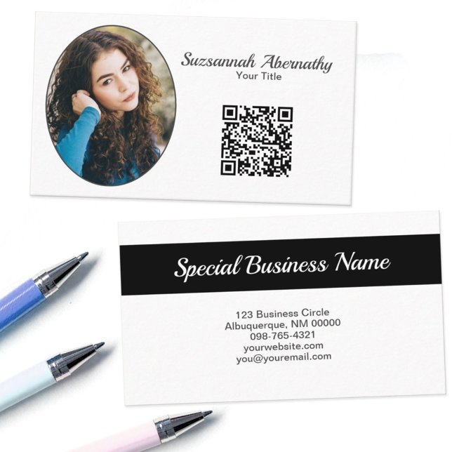 Visita Tarjeta de presentación simple Personalizado Oval  (Subido por el creador)