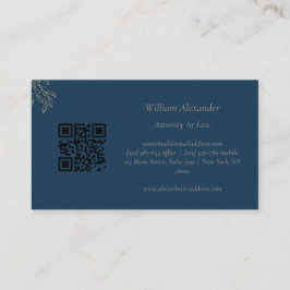 Visita Tarjeta de presentación simple y elegante para abo