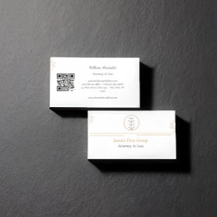 Visita Tarjeta de presentación simple y elegante para abo