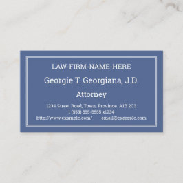 Visita Tarjeta de presentación simple y humilde