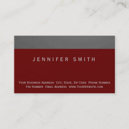 Visita Tarjeta de presentación simple y moderna de color 