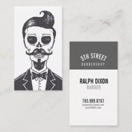 Visita Tarjeta de presentación Skeleton Gentleman Barber