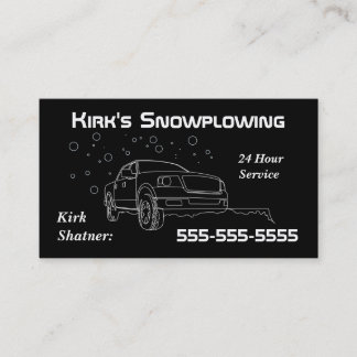 Visita Tarjeta de presentación Snowpling