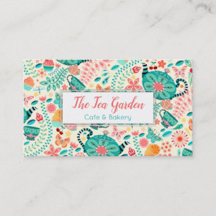 Visita Tarjeta de presentación Spring Tea Garden