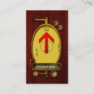 Visita Tarjeta de Presentación - STEAMPUNK - Plantilla de