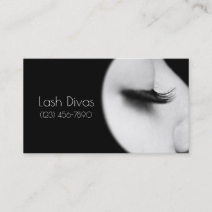 Visita Tarjeta de presentación Studio de Eyelash Extensio