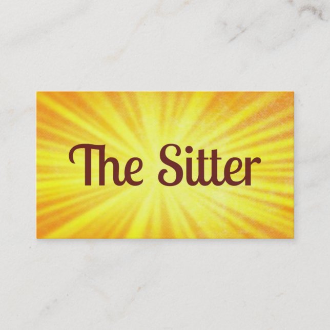 Visita Tarjeta de presentación Sunshine para bebés (Anverso)