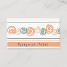 Visita Tarjeta de presentación Swirls II Moderna