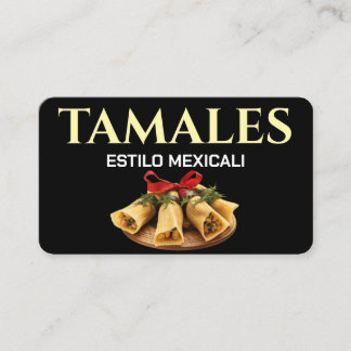 Visita Tarjeta de presentación Tamales Estilo Mexicali