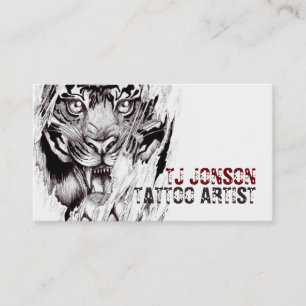Visita Tarjeta de presentación Tattoo Artist Body Art