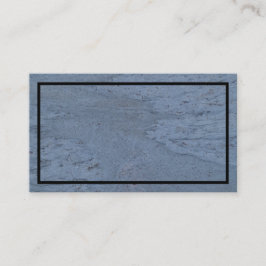 Visita Tarjeta de presentación texturizada de mármol negr