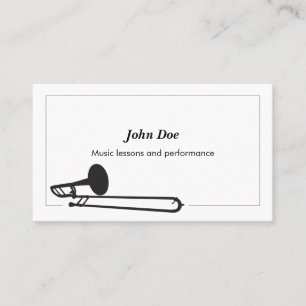 Visita Tarjeta de presentación Trombone