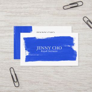Visita Tarjeta de presentación Ultramarine Blue Pinta