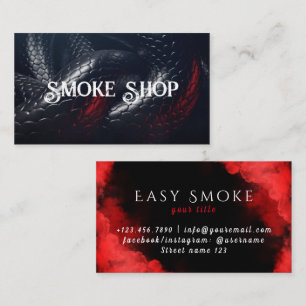 Visita Tarjeta de presentación Vape de la tienda de humo
