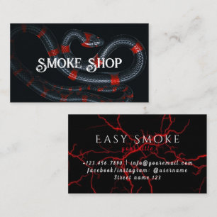Visita Tarjeta de presentación Vape de la tienda de humo