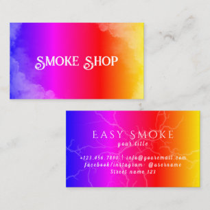 Visita Tarjeta de presentación Vape para la tienda de hum