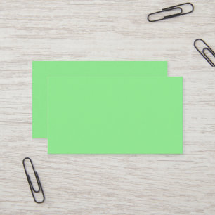 Visita Tarjeta de presentación verde ligera