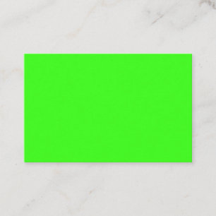 Visita Tarjeta de Presentación Verde Neon – Aspecto Perso