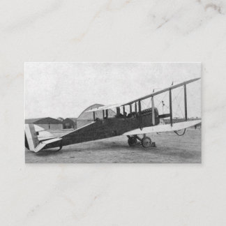 Visita Tarjeta de presentación Vintage para avión piloto