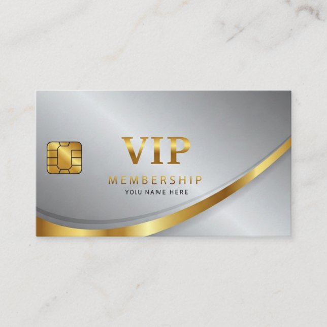 Visita Tarjeta de presentación VIP Gold (Anverso)