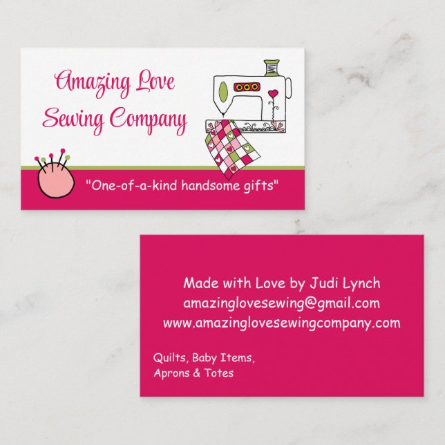 Visita Tarjeta de presentación Whimx Swing Machine3 (Anverso / Reverso)