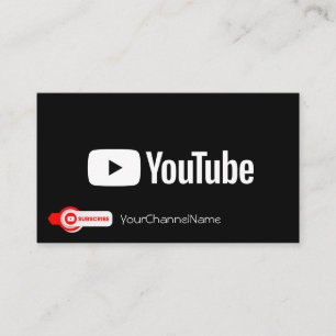 Visita Tarjeta de publicidad de canal