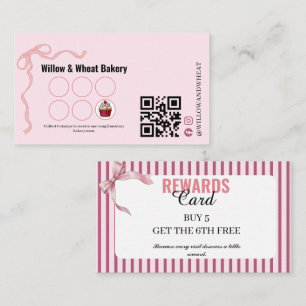Visita Tarjeta de recompensas de Pink Bow Bakery