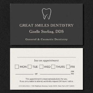 Visita Tarjeta de Recordatorio de Cita Dental de Consulto