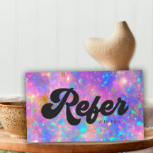 Tarjeta de Referencia de Piedra Ópalo de Fuego Dor
