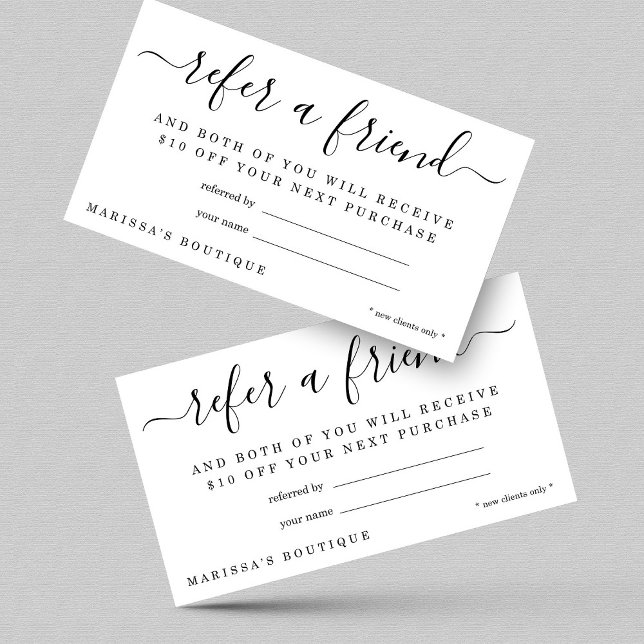 Visita Tarjeta de Referencia Empresarial Tarjeta de Refer (Subido por el creador)