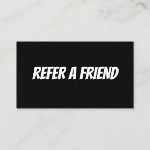 VISITA TARJETA DE REFERIR A UN AMIGO