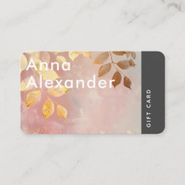 Visita Tarjeta de regalo de diseño de serenidad rosa 9