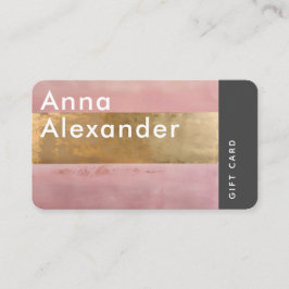 Visita Tarjeta de regalo de diseño de serenidad rosada 2