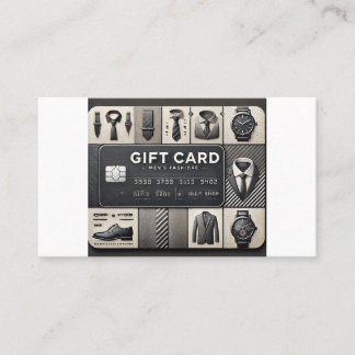 Visita Tarjeta de regalo de la tienda de moda masculina -