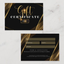 Visita tarjeta de regalo de negocios $100