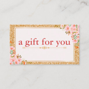 Visita Tarjeta de regalo de Salón de belleza de belleza d