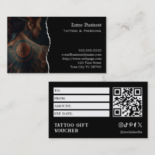 Visita Tarjeta de regalo de tatuaje