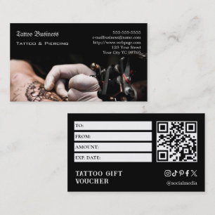 Visita Tarjeta de regalo de tatuaje