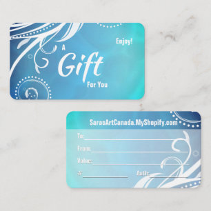 Visita Tarjeta de regalo del Boho Ocean Salon Spa