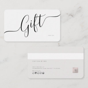 Visita Tarjeta de regalo electrónica minimalista de PixDe