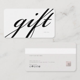 Visita Tarjeta de regalo electrónica minimalista DIY colo