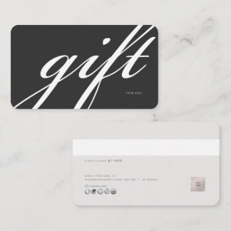 Visita Tarjeta de regalo electrónica minimalista DIY colo