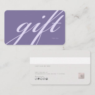 Visita Tarjeta de regalo electrónica minimalista PixDezin