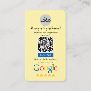 Visita Tarjeta de revisión de Google