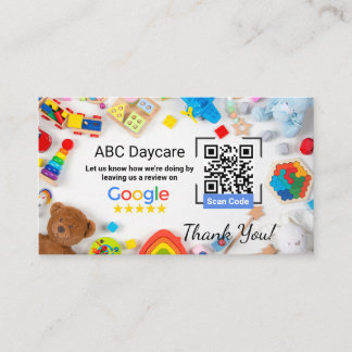 Visita Tarjeta de revisión de Google para Daycare Busines