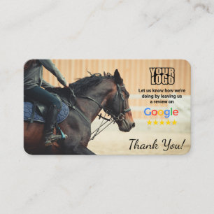Visita Tarjeta de revisión Google del instructor de equit