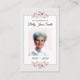 Visita Tarjeta de rezo de fotos conmemorativa | La oració