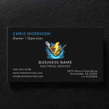 Tarjeta de Servicios Eléctricos Comercial