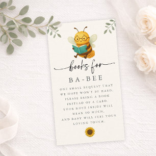 Visita Tarjeta de solicitud de libro de regalo de baby sh