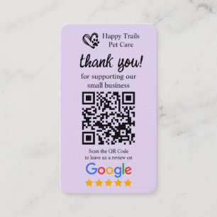 Visita Tarjeta de solicitud de reseña de Google para cuid